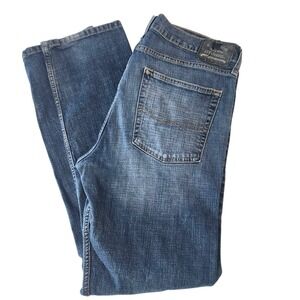 Signature Levi Strauss Slim Straight Jeans Mens‎ Blue Denim Pants W36 L34